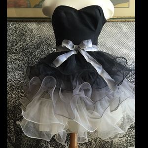 Vintage Betsey Johnson Formal Dress Strapless